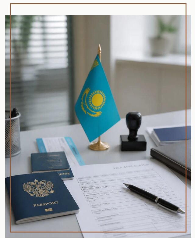 Оформление визы в Казахстан для поездки и работы в Междуреченске