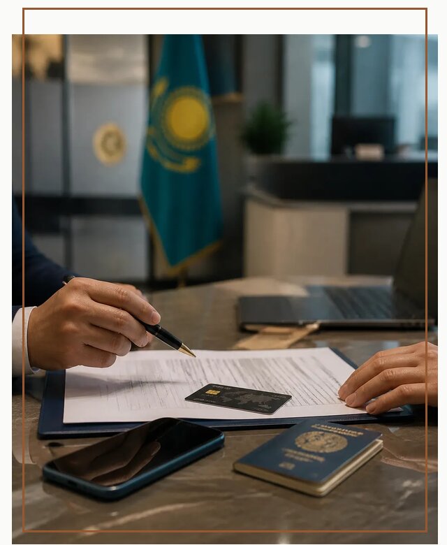 Открытие счета и банковской карты в Казахстане в Междуреченске