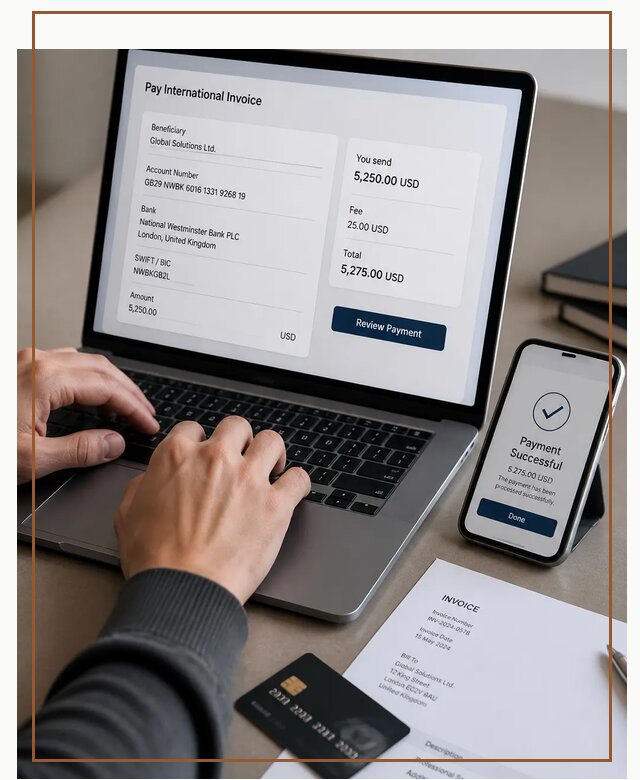 Оплата иностранных счетов в Междуреченске для физических и юрлиц